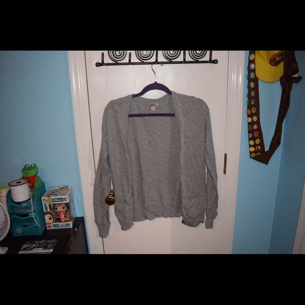 Gray Cardigan